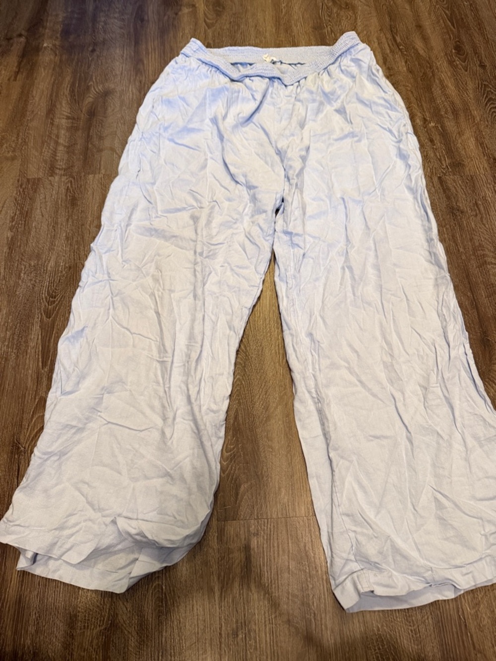 aerie Pale Blue Wide-Leg Lounge Pants